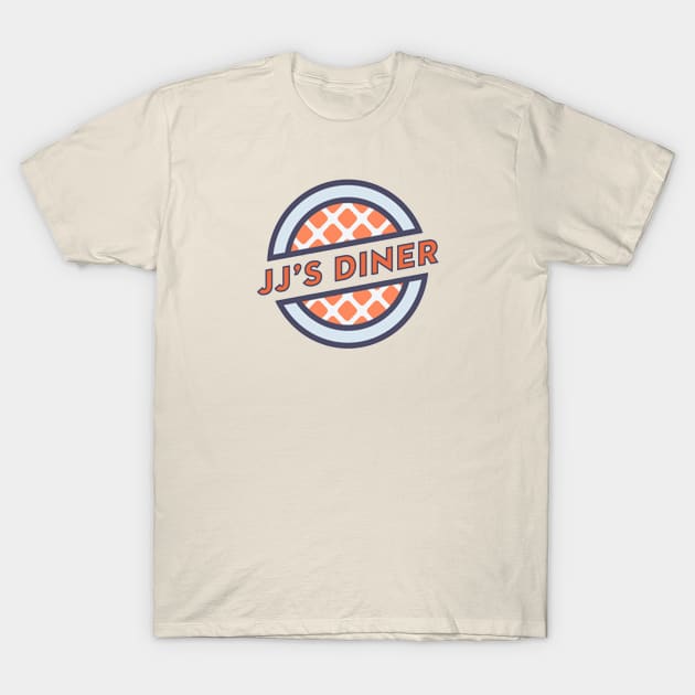 JJ's Diner Menu T-Shirt by lenalexina